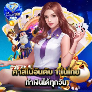 pailin168 คาสิโนอันดับ 1 ในไทย ทำเงินได้ทุกวัน